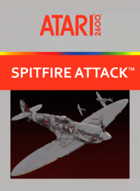 Spitfire Attack Atari 2600  box art